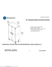 Whalen WSC72-MW-E Manual
