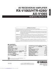 Yamaha HTR-6280 Service Manual