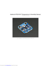 Adafruit Industries HTU21D-F Manual