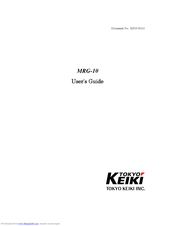 Keiki MRG-10 User Manual