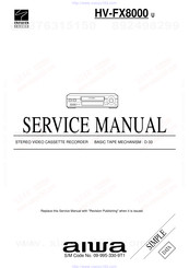 Aiwa HV-FX8000 Service Manual