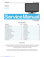 AOC L26W831A Service Manual