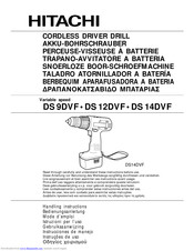 Hitachi DS 14DVF Handling Instructions Manual