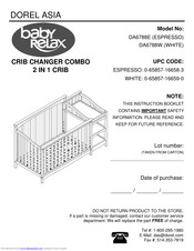 Dorel Asia DA6788E Instruction Booklet