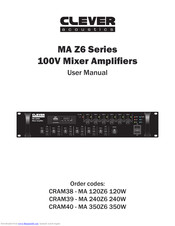 Clever Acoustics CRAM39 User Manual