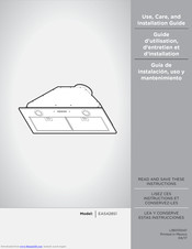 Elica EAS428S1 Use, Care And Installation Manual