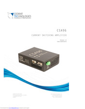 Cedrat Technologies CSA96 Manual