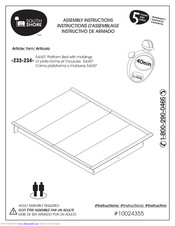 South Shore 233 Assembly Instructions Manual