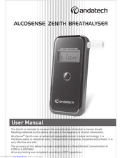 Andatech Alcosense Zenith Breathalyser User Manual
