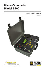 AEMC Model 6292 Quick Start Manual