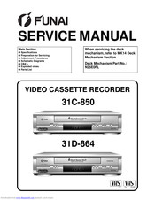 FUNAI 31C-850 Service Manual