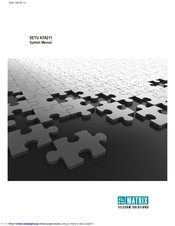 Matrix SETU ATA211 SIP-FXS-FXO System Manual