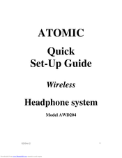 Atomic AWD204 Quick Setup Manual