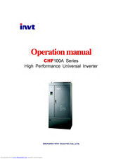 Invt Chf100a 2r2g S2 Manuals Manualslib