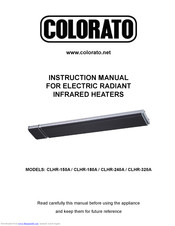 Colorato CLHR-150A Instruction Manual