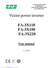 F&F FA-3X150 User Manual