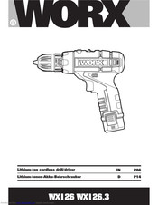 Worx WX126.3 Original Instructions Manual
