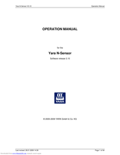Yara N-Sensor Operation Manual