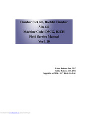 Ricoh SR4120 Field Service Manual