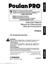 Poulan pro PR28PS Manuals | ManualsLib