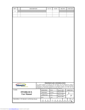 Telematics FP310RAM-X User Manual