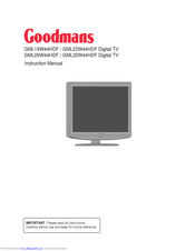 Goodmans GML19W44HDF Instruction Manual