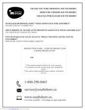 South Shore 3237 Assembly Instructions Manual