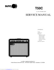 Sunn T50C Service Manual