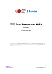 Bridgetek FT801 Programming Manual