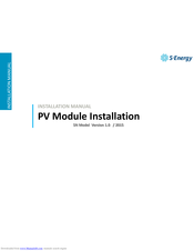 S-Energy SN305P-10 Installation Manual