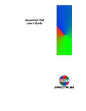 RGB Spectrum MediaWall 2000 User Manual