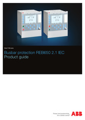 ABB REB650 2.1 IEC Product Manual