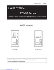 CDVI CDV17-97A User Manual