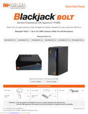 Digital Watchdog Blackjack BOLT DW-BJBOLT4T-LX Quick Start Manual