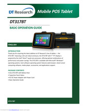 DT Research DT317BT Basic Operation Manual