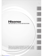 Hisense 7k~12k Use And Installation Instructions