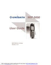 UniData Communication Systems WIP-5000 User Manual