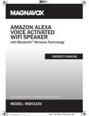 Magnavox MSH315V Owner's Manual