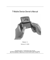 Danger T-Mobile Owner's Manual