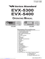 Vertex Standard EVX-5300 Operating Manual