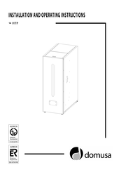 DOMUSA HTP 100-150 Installation And Operating Instructions Manual
