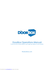 DoorBox Small 2015 Operation Manuals