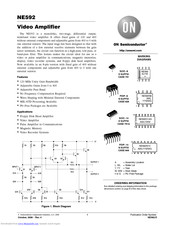 Semiconductor Components Industries NE592 Manual