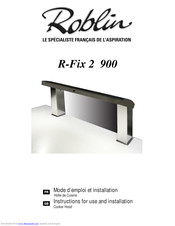 ROBLIN R-Fix 2 900 Instructions For Use And Installation