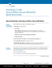 ClearCube clientcube 2 Quick Start Manual