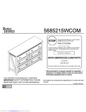 better homes 5685215WCOM Instruction Booklet