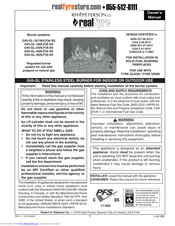 Real Fyre G45-GL-16/19NA-SS Owner's Manual