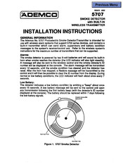 ADEMCO 5707 Installation Instructions Manual