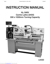 MachineryHouse AL-346V Instruction Manual
