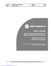 Motorola MFV701 User Manual